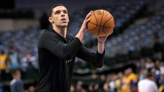 Los Angeles Lakers guard Lonzo Ball