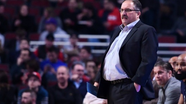 Detroit Pistons head coach Stan Van Gundy