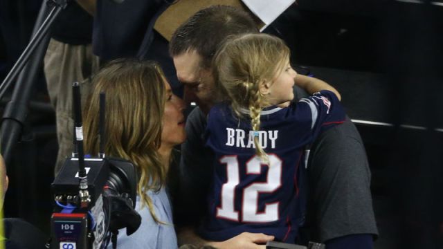 New England Patriots quarterback Tom Brady and Gisele Bundchen
