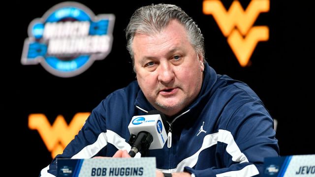 West Virginia head coach Bob Huggins