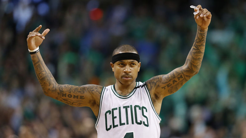 SoleWatch: Isaiah Thomas Makes Celtics Debut in the 'Venom Green