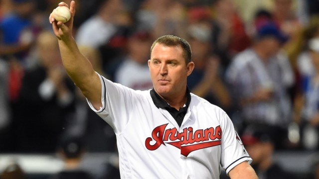 Indians former player Jim Thome