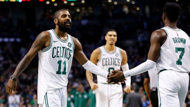 Boston Celtics point guard Kyrie irving