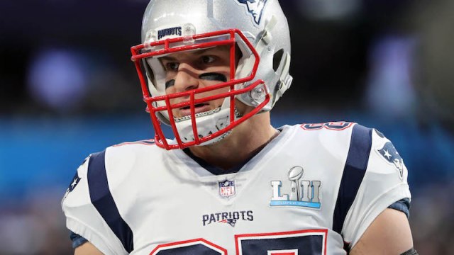 Patriots tight end Rob Gronkowski