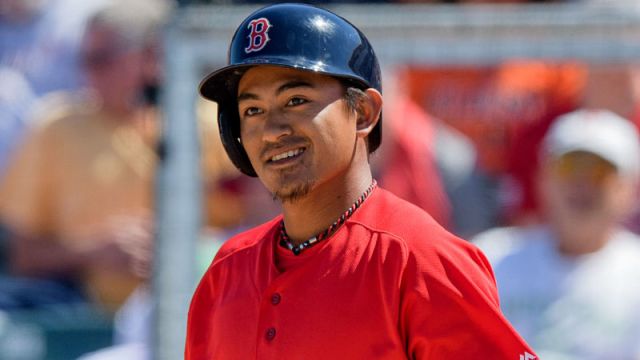 Boston Red Sox infielder Tzu-Wei Lin