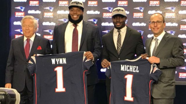 Patriots draft picks Isaiah Wynn, Sony Michel