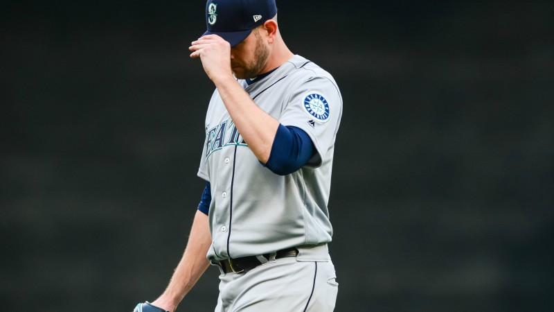 An eagle accidentally landed on Mariners pitcher James Paxton