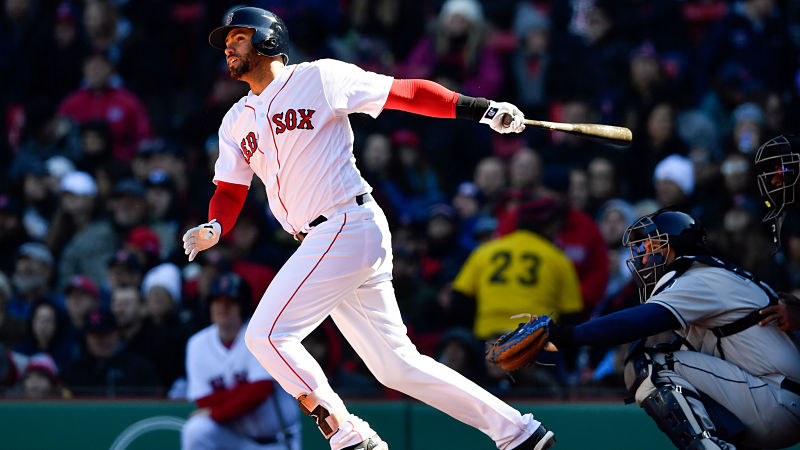 J.D. Martinez to miss Red Sox-Dodgers series at Fenway Park – NBC