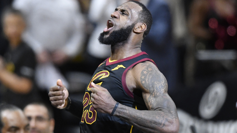 Watch LeBron James' Amazing Game-Winning 3-Pointer, Iconic Celebration ...