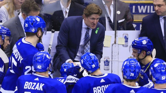 Toronto Maple Leafs coach Mike Babcock