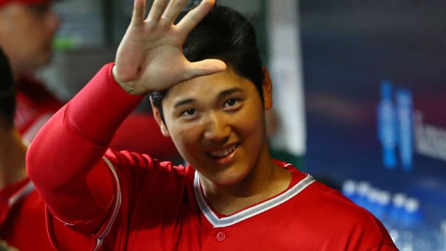 Los Angels Angels player Shohei Ohtani