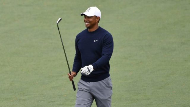 Tiger Woods at The Masters