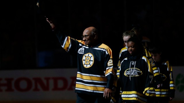 Former Boston Bruins Player Willie O'Ree
