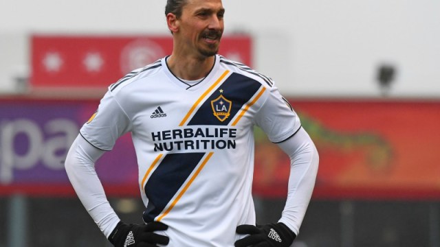 Los Angeles Galaxy striker Zlatan Ibrahimovic