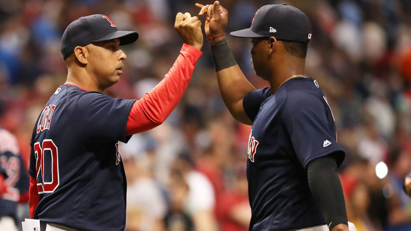 Alex Cora alludes to Devers being 'Banged Up' 