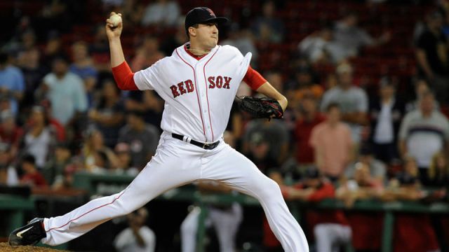 Former Boston Red Sox pitcher Carson Smith