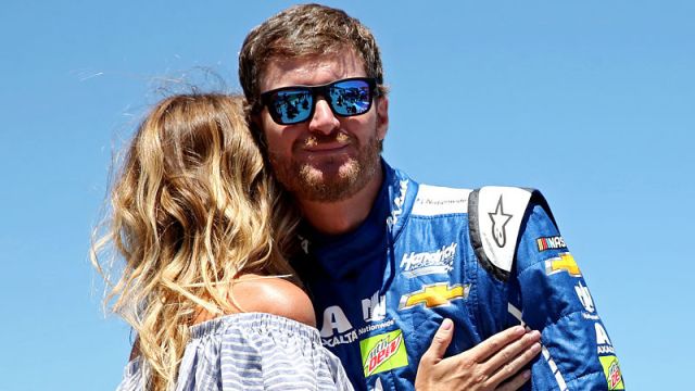 Former NASCAR driver Dale Earnhardt Jr. and his wife, Amy Earnhardt