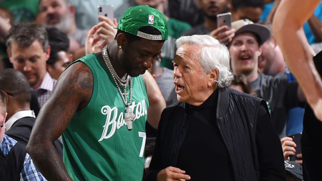 Gucci Mane and New England Patriots owner Robert Kraft