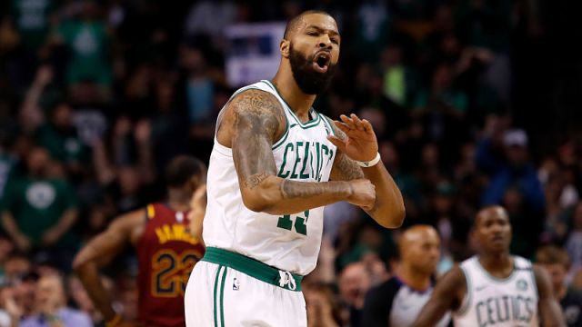 Boston Celtics forward Marcus Morris