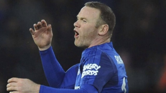 Everton forward Wayne Rooney