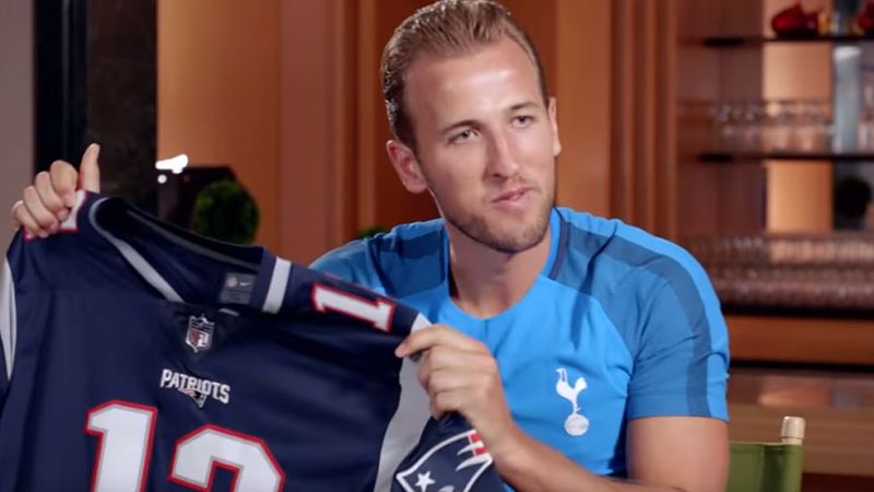 English soccer star Harry Kane explained why he's a Tom Brady