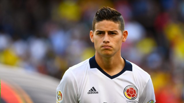 Colombia midfielder James Rodriguez