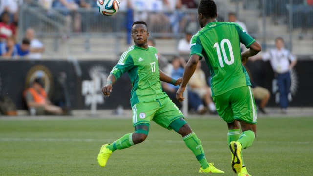 Nigeria midfielders Ogenyi Onazi and John Obi Mikel