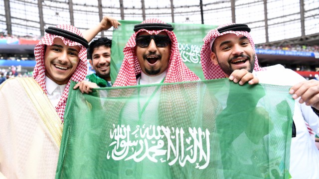 Saudi Arabia soccer fans