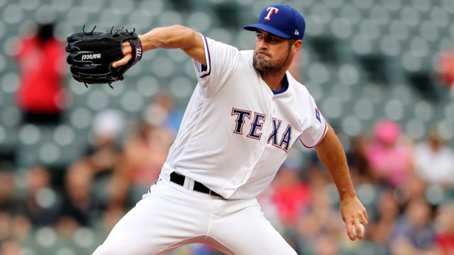 Texas Rangers Starting Pitcher Cole Hamels
