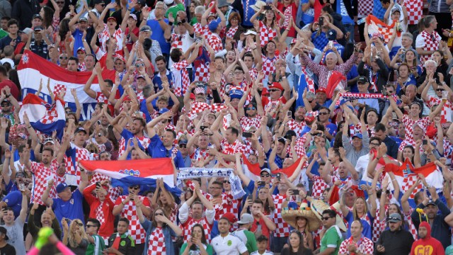 Croatia soccer fans