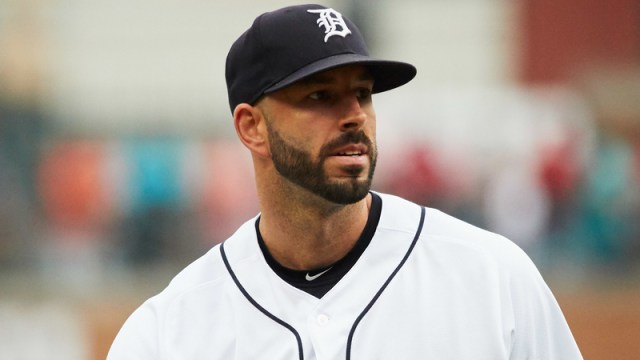 Tigers pitcher Mike Fiers