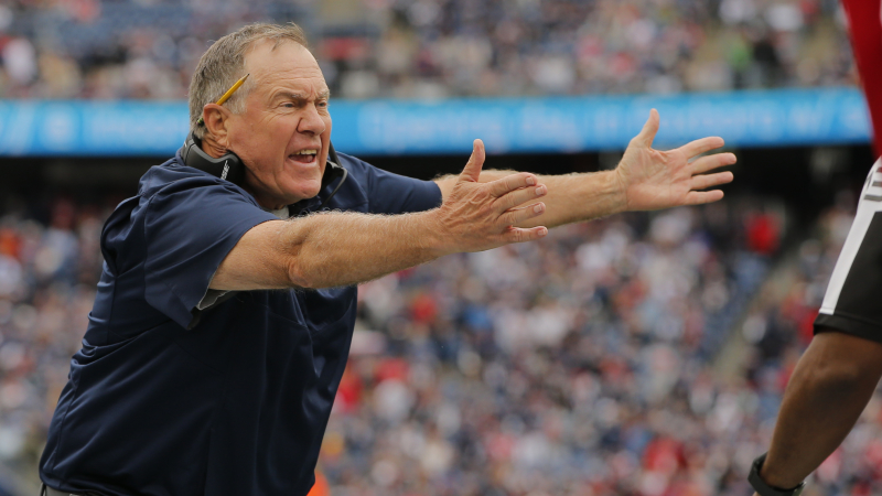 Bill Belichick Arguing With Refs While Mic'd Up Is Pretty Hilarious -  