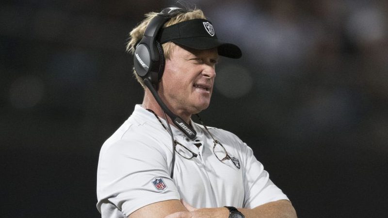 Proof It Was A Horrible Week 1 For Jon Gruden, Debuting NFL Coaches ...