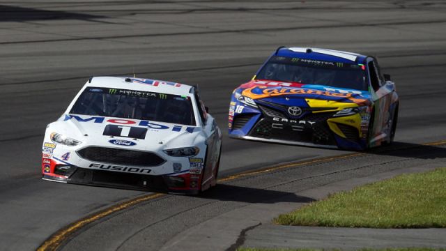 NASCAR drivers Kevin Harvick and Kyle Busch
