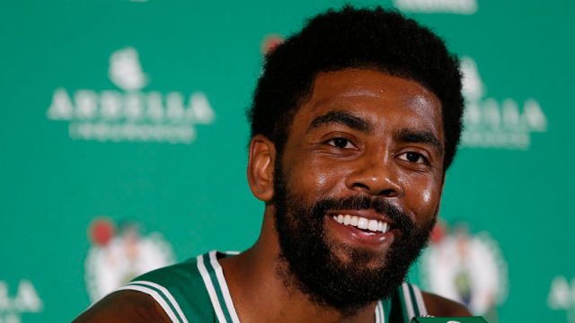 Boston Celtics point guard Kyrie irving
