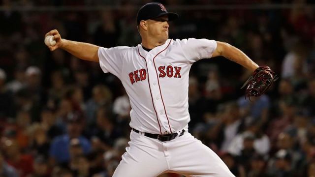 Boston Red Sox pitcher Steven Wright