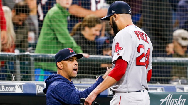 Boston Red Sox Manager Alex Cora And Starting Pitcher David Price