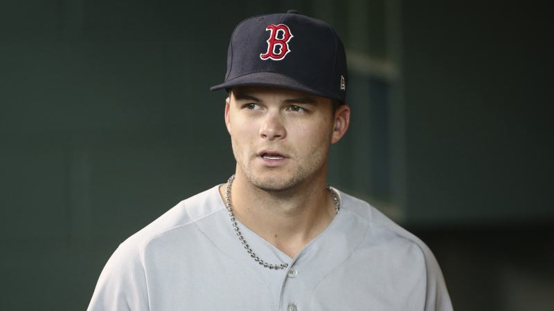 Awesome photo of Andrew Benintendi's catch in the 2018 World