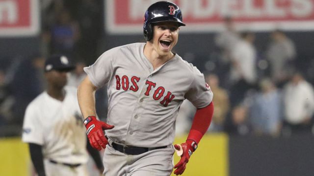 Boston Red Sox player Brock Holt