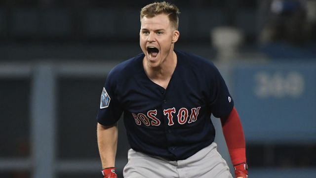 Boston Red Sox player Brock Holt
