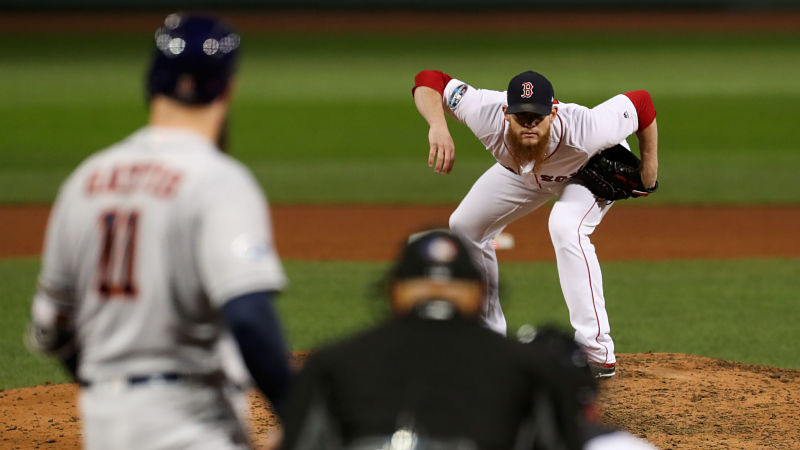 Alex Cora insinuates Craig Kimbrel is tipping his breaking ball, Local  Sports