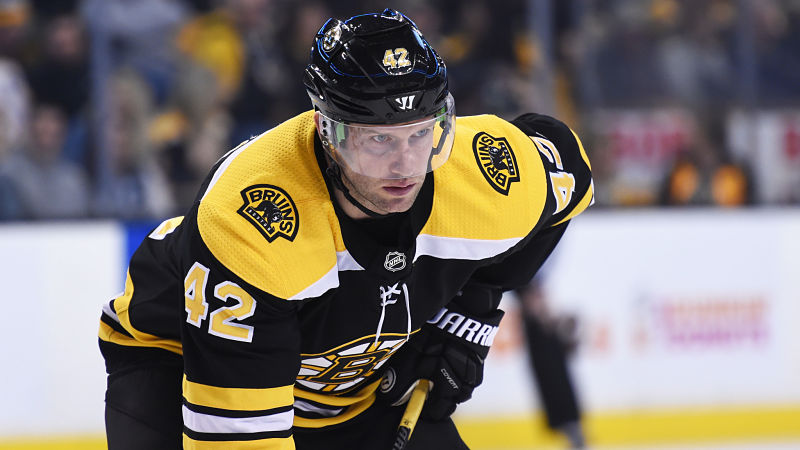 David Backes Gets Bruins On Board First With Deflected Backhanded Pass