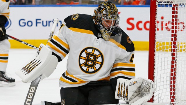Boston Bruins Goalie Jaroslav Halak