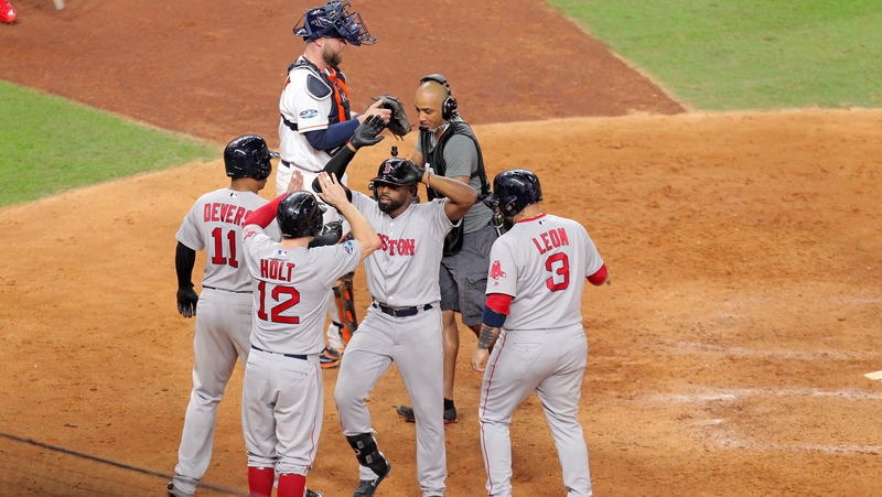 VIDEO: Jackie Bradley Jr. hammers grand slam in ALCS - GamecockScoop