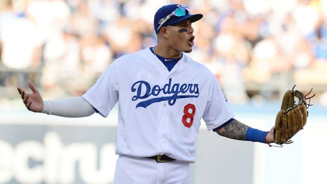 Los Angeles Dodgers shortstop Manny Machado