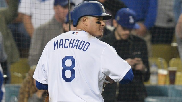 Dodgers shortstop Manny Machado