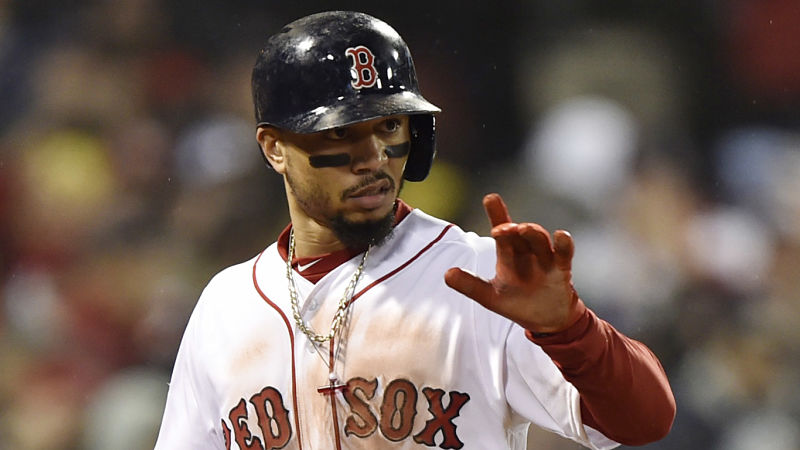Mookie Betts feeds Boston's homeless after Red Sox win game 2