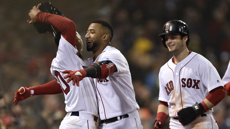 Benintendi leads Red Sox over Rays 4-3 on Patriots' Day