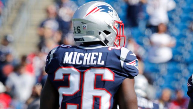 New England Patriots running back Sony Michel
