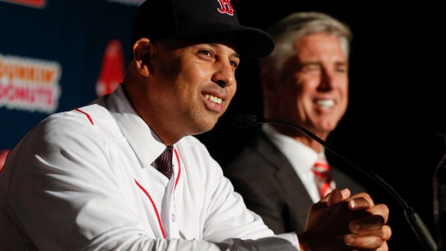 Red Sox manager Alex Cora and president of baseball operations Dave Dombrowski
